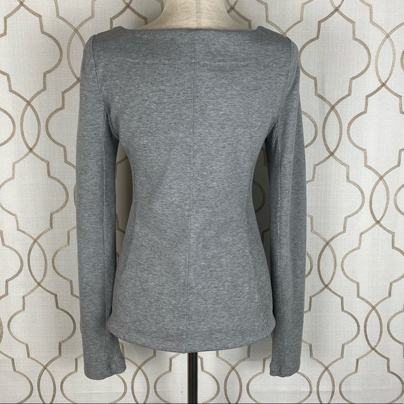 FREE PEOPLE KNIT LONG SLEEVE TOP LACE UP FRONT M - Picture 13 of 15